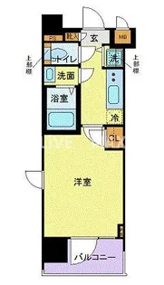 プレスタイル門前仲町【5階】の間取り