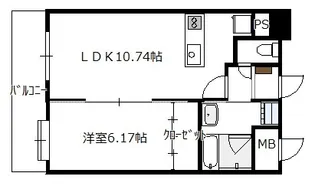 AD・GRAYSIII【7階】の間取り