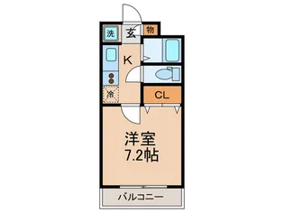 高田馬場テ・ル-ジュ【1階】の間取り