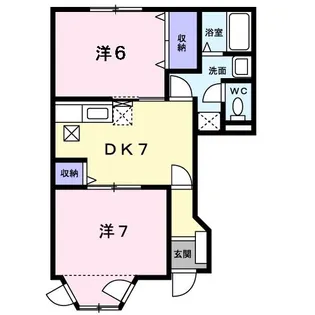 エーデルハイム【1階】の間取り