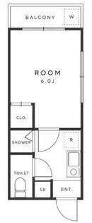 プリオール新宿【2階】の間取り