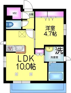ベル ソレイユ【2階】の間取り