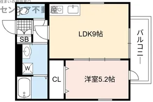 S Apt.蒲生四丁目.【3階】の間取り
