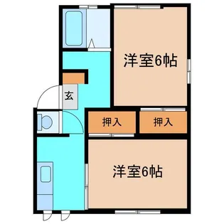 カインドネスハイツ【2階】の間取り