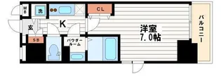エスリード大手前【9階】の間取り