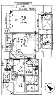 ライオンズマンション月島第2【2階】の間取り