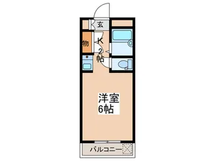 メゾンプレリアル【1階】の間取り