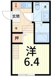 ハーモニーテラス柴又V【2階】の間取り