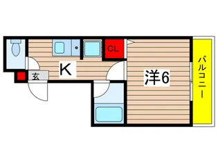 イーグルI【3階】の間取り