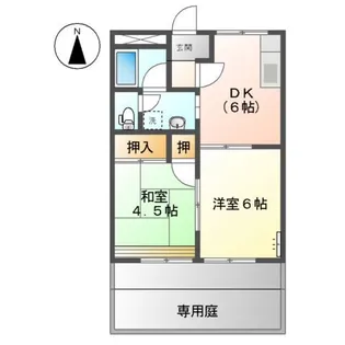 フォートレス21A【1階】の間取り