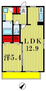 クレストK【2階】の間取り