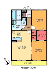 コンフォール瑞江VIII【1階】の間取り