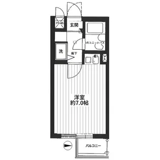 ライオンズマンション早稲田第三【3階】の間取り