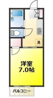 クレスト中落合【2階】の間取り