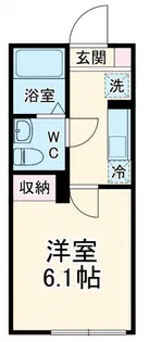 アザーレ・ナッジ相武台【2階】の間取り