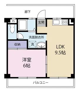 ファミリーハイツ【2階】の間取り