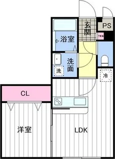 amu南郷【4階】の間取り