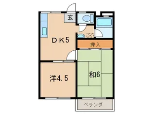 コーポSEKI【1階】の間取り