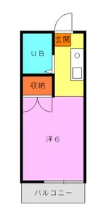東京都町田市原町田1【アパート】の間取り