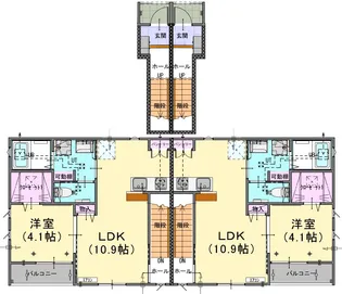 グランツリー【2階】の間取り