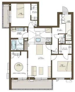 ムライチ・ガーデン花立【2階】の間取り