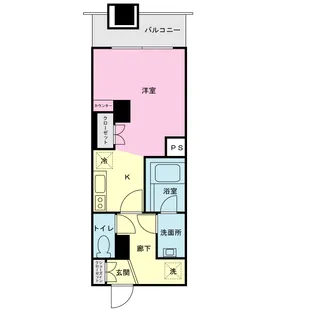 京急イーエックスイン京急蒲田駅前【14階】の間取り