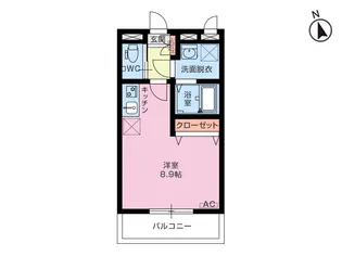 チェスタ大手町【1階】の間取り