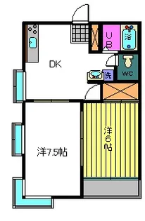 パークヒルズ【2階】の間取り