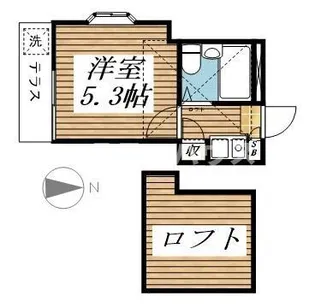 green leaf習志野【1階】の間取り