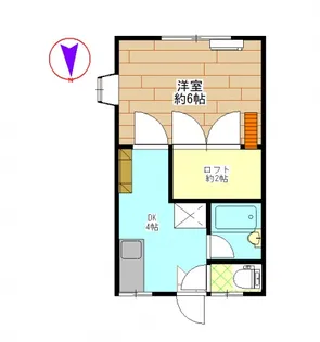ホワイトハイツ【1階】の間取り