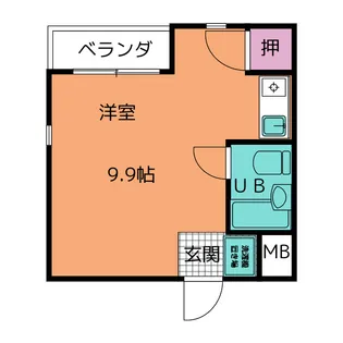 平針ハウス【3階】の間取り