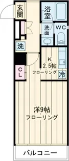 ミリアレジデンス桜新町ガーデン【3階】の間取り
