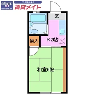 メゾンDフォース【1階】の間取り