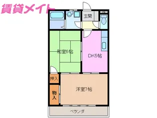 サンヴェール【2階】の間取り