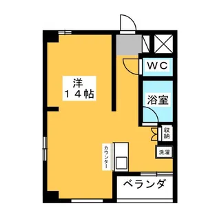 シャルムジャルダン【8階】の間取り