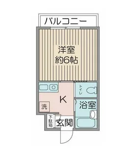 東京都品川区西五反田6【マンション】の間取り