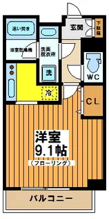 東京都杉並区方南1【マンション】の間取り