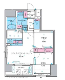 東京都台東区千束3【マンション】の間取り