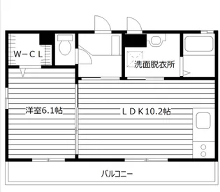 ツリータウン【2階】の間取り