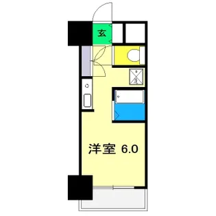 朝日プラザ知寄町パサージュ【6階】の間取り