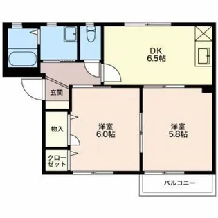 シャーメゾンベルドミール B【1階】の間取り