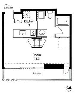 Villa Rondo(ヴィラロンド)【5階】の間取り