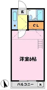 サンフォレスト北小金【1階】の間取り