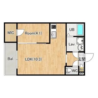 ジーメゾン東加古川クリエ【1階】の間取り