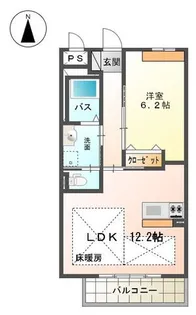 サンガーデン【1階】の間取り