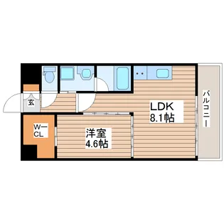 ヴィアーレ木ノ下二丁目【7階】の間取り