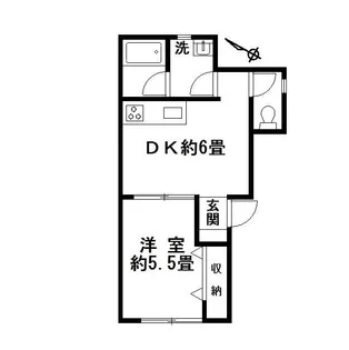 メゾンド・ルウ【1階】の間取り