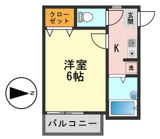 東京都江戸川区篠崎町1【アパート】の間取り
