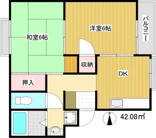 東京都三鷹市下連雀7【マンション】の間取り