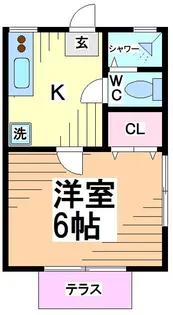 神奈川県川崎市多摩区登戸【マンション】の間取り
